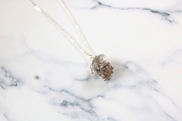 Herkimer Diamond Mother and Child Necklace 8枚目の画像