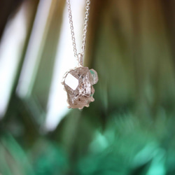 Herkimer Diamond Mother and Child Necklace 2枚目の画像