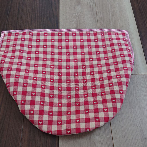 カントリーハート柄トイレマットセット バス・トイレ・洗面用品