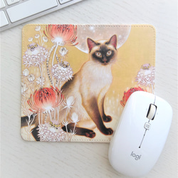 猫のマウスパッド　/　シャム　タイ　月世界 4枚目の画像