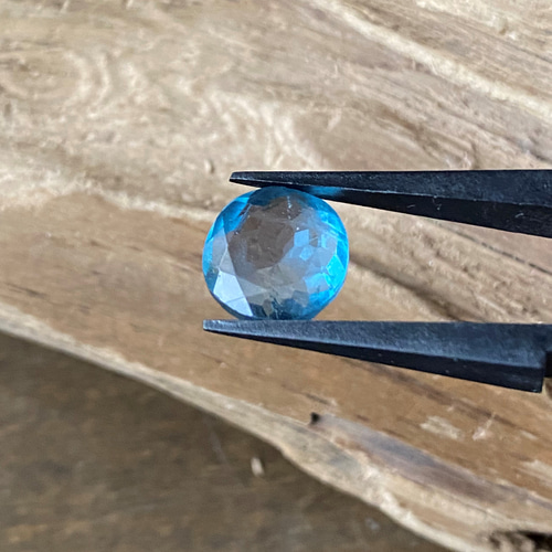 AAAティールブルー ファセットカット ベルギーフローライト フロー