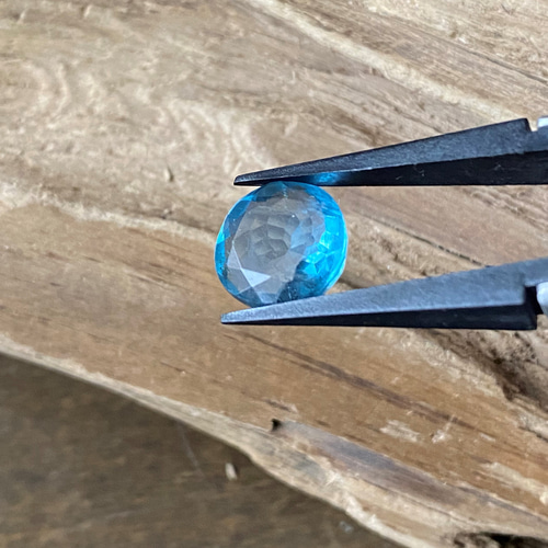 AAAティールブルー ファセットカット ベルギーフローライト フロー