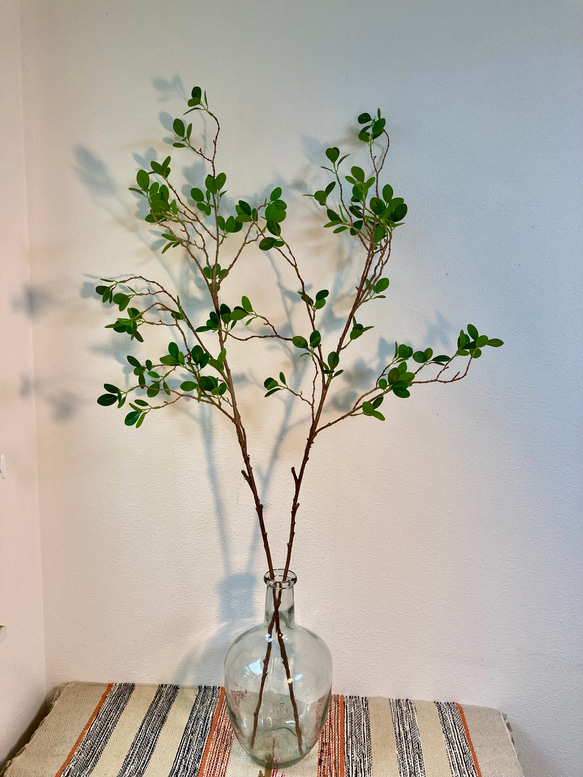 [送料込み]ミニフィカス　フェイクグリーン　113cm 2本　人工観葉植物 3枚目の画像