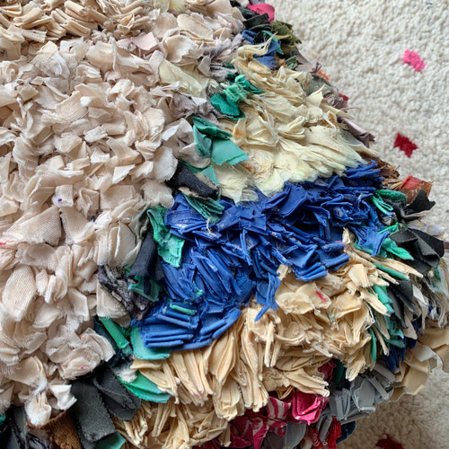 モロッコ ボシャルウィット プフ クッション クッションカバー ラグ 112