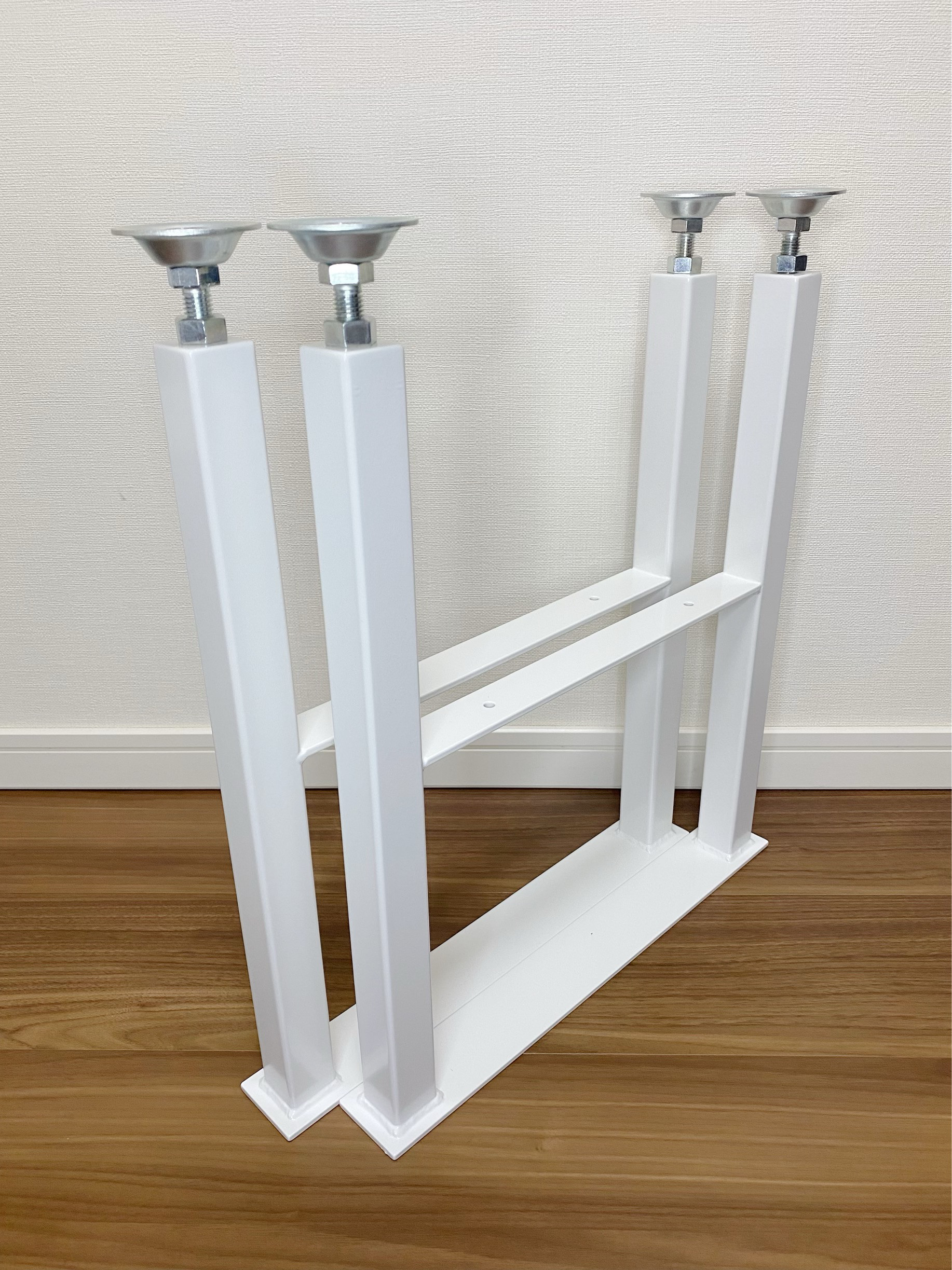 突っ張り機能付き　アイアンシェルフ脚