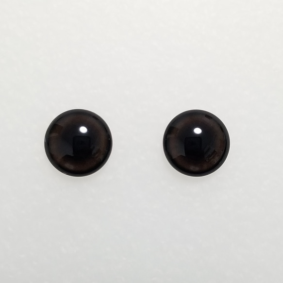 S13　わんこの瞳　１２㎜【ドーム型】　グラスアイ　羊毛フェルト用 3枚目の画像