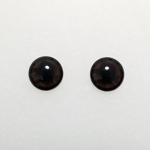 S16　わんこの瞳　１２㎜【ドーム型】　グラスアイ　羊毛フェルト用 3枚目の画像