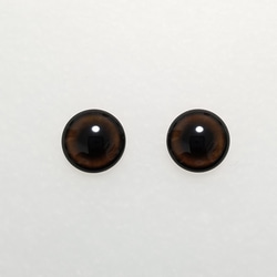 S18　わんこの瞳　１２㎜【ドーム型】　グラスアイ　羊毛フェルト用 3枚目の画像