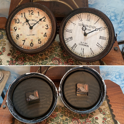 フレンチアンティーク調 壁掛け時計 GL № 1 ウォールクロック 店舗什器