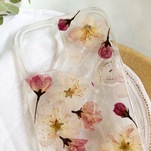りな様♡専用 押し花ケース オーダー iPhone..etc / マトリカリア × オーニソガラム 押し花ケース