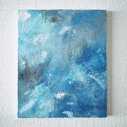 原画】抽象画 雨の音 I 227×158mm（SMサイズ） 絵画 La couleur