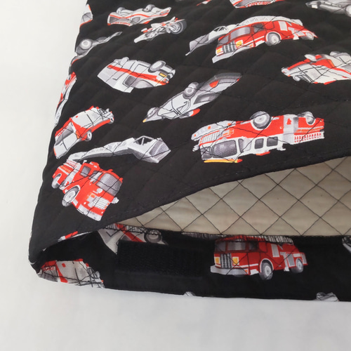 ◇33×33サイズ・.｡*・ゴム交換可能タイプ 緊急車両 消防車