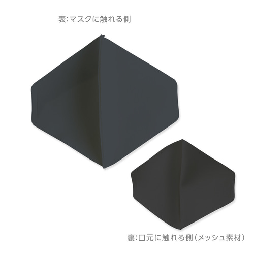 2枚入り】立体不織布用インナーマスク 洗える3D立体 抗菌・吸水速乾
