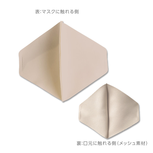 2枚入り】立体不織布用インナーマスク 洗える3D立体 抗菌・吸水速乾