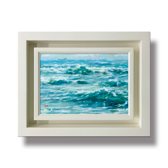 絵画　油絵　原画　一点物　現代アート　スタイリッシュ　プレゼント　F4 原画 油絵 レモンフラワー レモンのアート 抽象画 S4号 イエロー