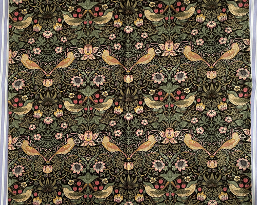 ウィリアムモリスさん いちご泥棒 ハンカチ ハンカチ・手ぬぐい かのん