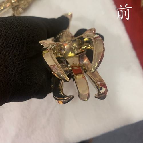 チベット仏教法器 人形杵 五鈷杵 金剛杵 密教法具 真鍮製 vajra