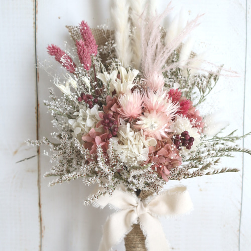 ナチュラルスワッグ：フランボワーズ：ドライフラワー ドライフラワー