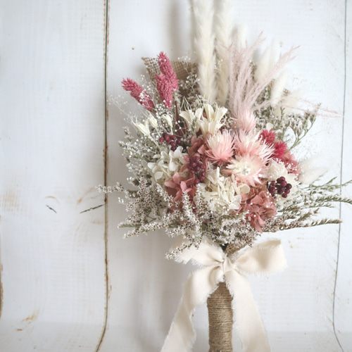 ナチュラルスワッグ：フランボワーズ：ドライフラワー ドライフラワー