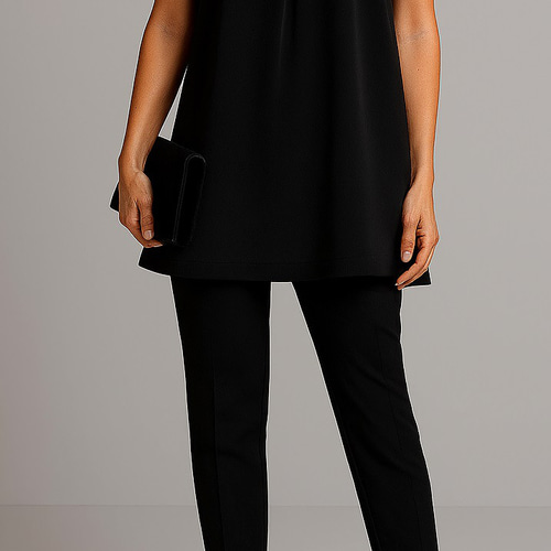 型紙 Aライン ノースリタックブラウス A037-P レディース 型紙