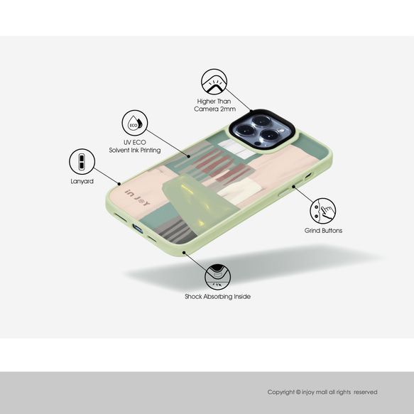 iPhone 15/14/13/12/11/SE3 花園之約 磨砂手感 防摔手機殼 第10張的照片