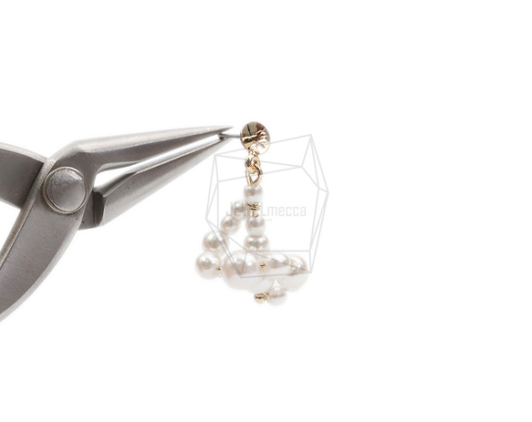 ERG-2065-G [2 件] 珍珠耳環、珍珠耳釘 第4張的照片