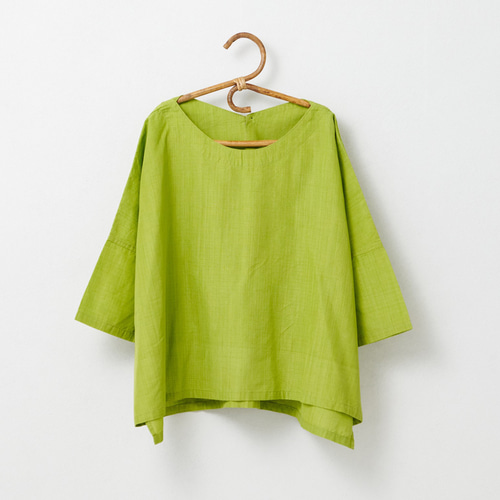 SALE】bighug イカット機先染めTブラウス○グレー ブラウス holy