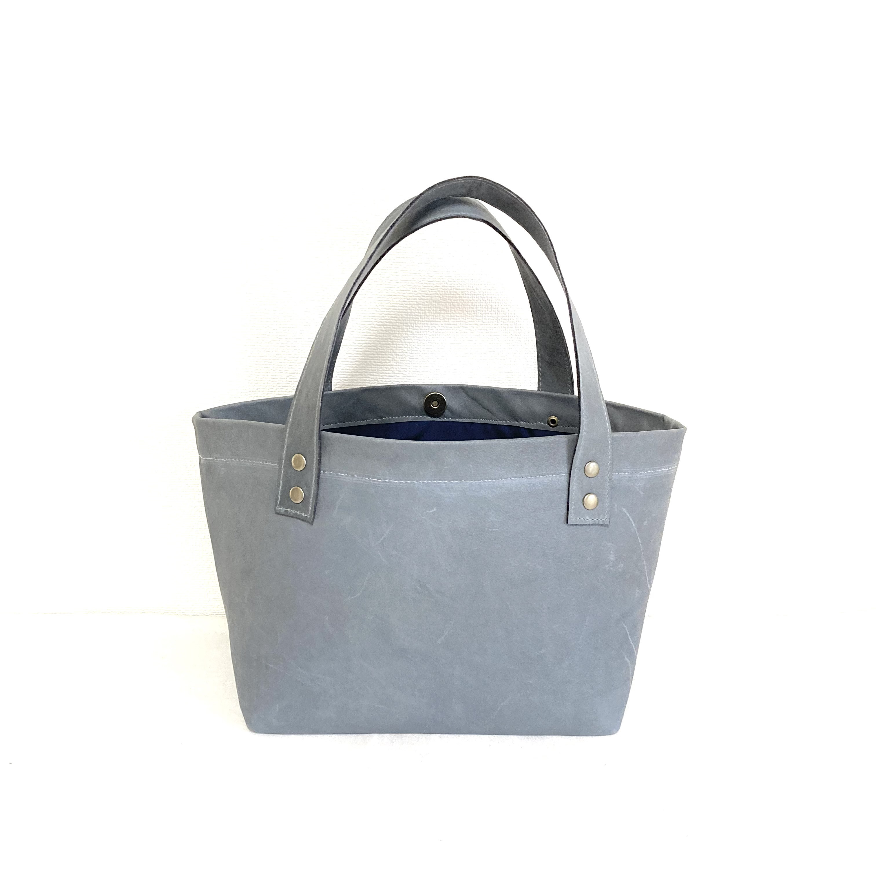 【本革】ミニトート／gray 5,616円