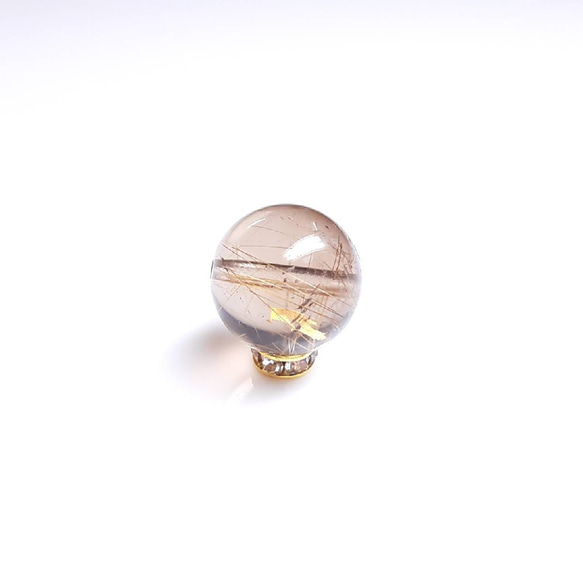 [新品]　少しだけスモーキークォーツin 水晶、ルチル　素敵なペンダントトップ ルチルクォーツ【ペンダントトップ】02 - 天然石とハンドメイド