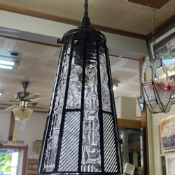 「ペンダントライト　クリア」　天井照明　吊り下げランプ　ステンドグラスランプ　ペンダントランプ 5枚目の画像