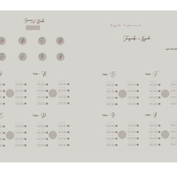 席次表データ＋ショートムービー：seating list data with 4枚目の画像