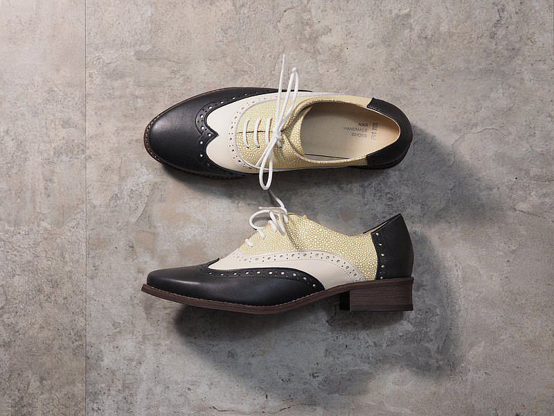 ラブフラワーオックスフォードシューズ-Szu