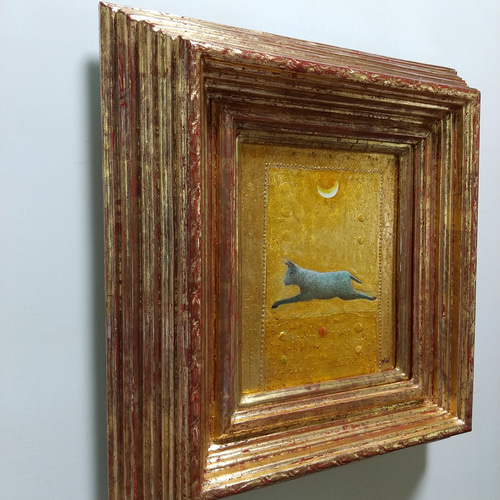 【中古・美品】金謙伊　油彩画 c4704fd61ad34a7ce29efc07c92230