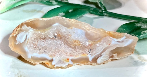 笑福口✨瑪瑙アメジストアゲート ジオード晶洞