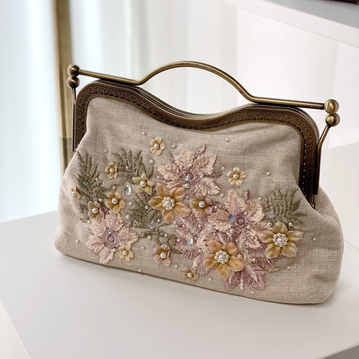 [受注制作] コスモス ハンドバッグ