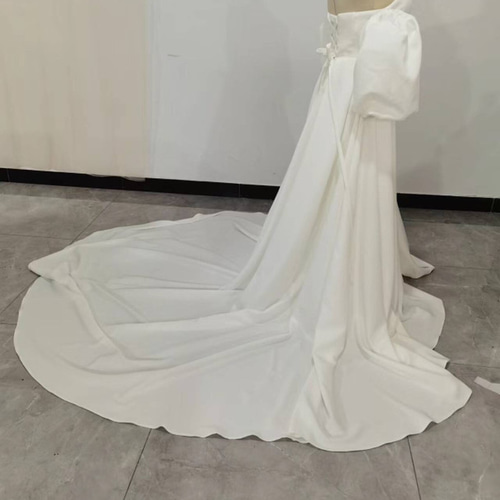 人気上昇 オフショル ホワイト パーティードレス 二次会 前撮り 挙式  