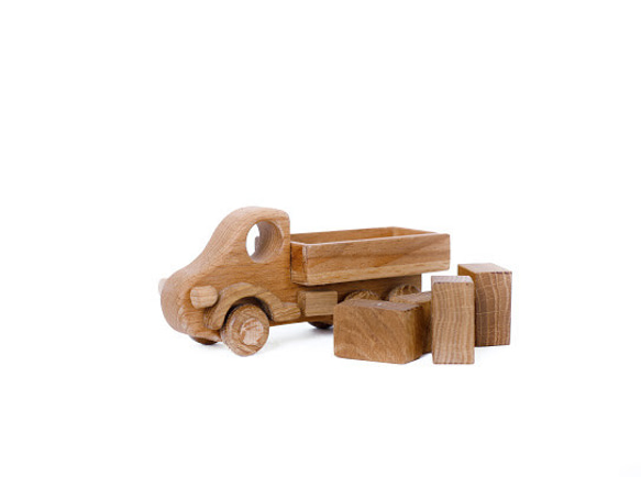 wooden toy 〜木のトラック〜　おもちゃ 6枚目の画像