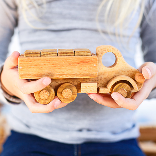 wooden toy 〜木のトラック〜 おもちゃ おもちゃ・人形 Tiny all 通販