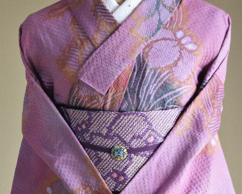 とくちゃん•*¨*•.¸♬︎絞り浴衣 有松絞り 【超美品】 浴衣 レディース セット utatane 有松絞り 浴衣3点セット 絞り