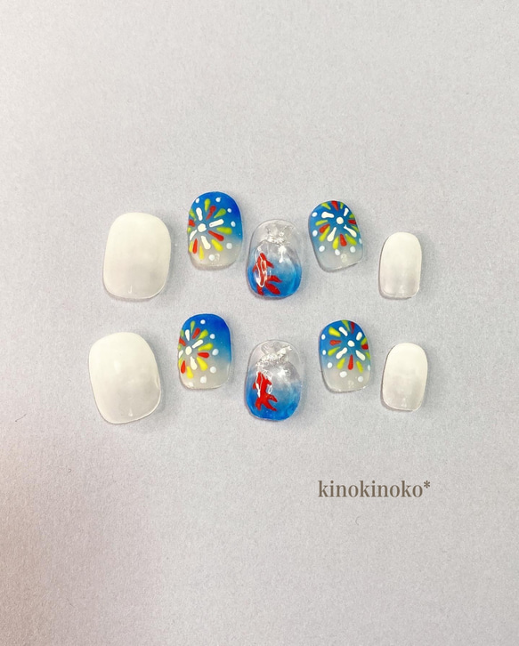 夏祭りnail 1枚目の画像