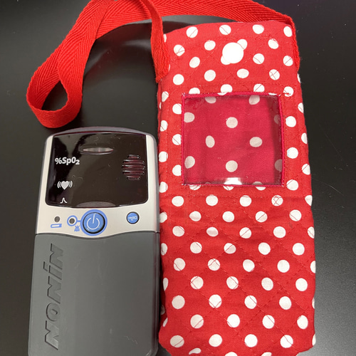 オーダーメイド♪spo2モニター・パルスオキシメーター送信機用ホルダー
