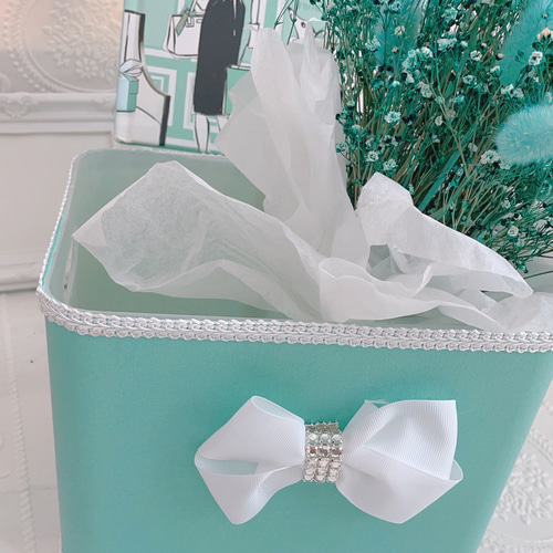 深型ボックス☆ティファニーブルー フリーボックス・小物入れ M&R 通販