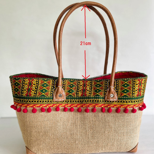 ♪お値下げ♪ラフィア籠バッグ ブルーグリーンイエロー 養える 