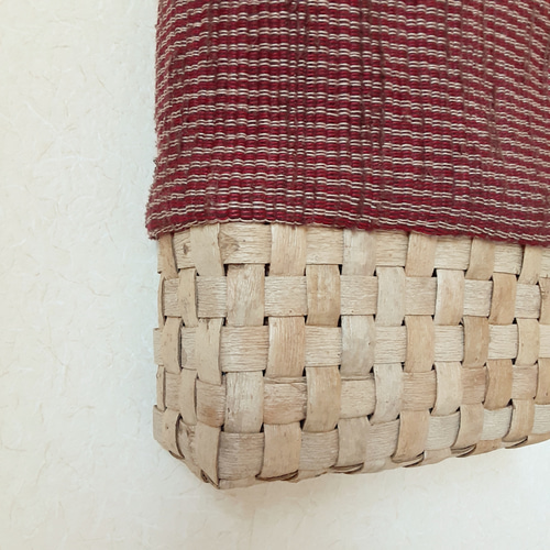 くるみ×裂き織り ショルダーバッグ かごバッグ けるるん堂 通販