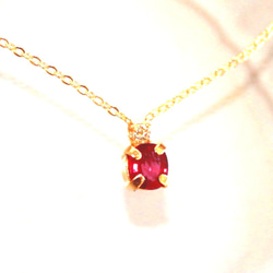 - classic - Ruby & Diamond Earrings 6枚目の画像