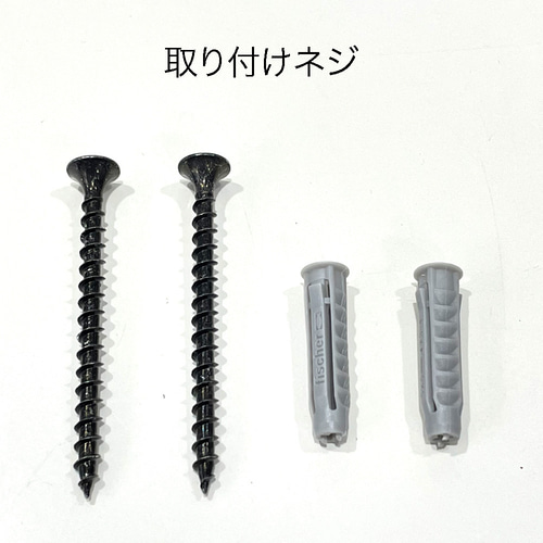 ウォールナット無垢材の5連ウォールフック キーフック 壁掛け