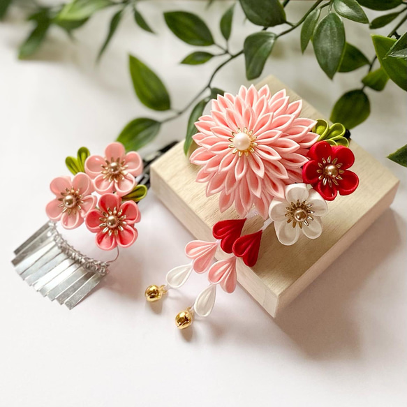 上質な髪飾りで豊かなハレの日を～ 七五三髪飾り3歳様向け（桜