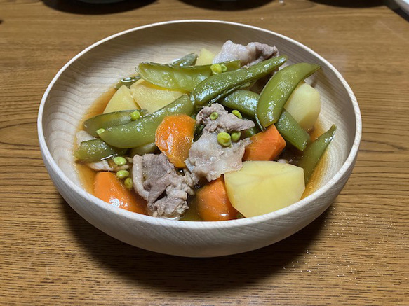 栓　ランチボール　黒拭漆 4枚目の画像