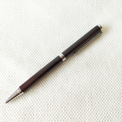黒檀杢・スリムタイプボールペン　2205-11 1枚目の画像