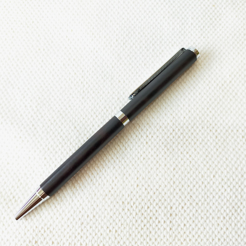 黒檀杢・スリムタイプボールペン 2205-12 ペン・筆記用具 トモヱ工房